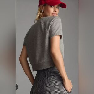 T.La Heather Gray Short Sleeve Top - NWT